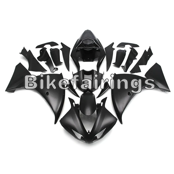 Полный матовый черный велосипедный корпус для Yamaha 2009 2010 2011 YZF1000 R1 09-11 YZF R1 мотоцикл впрыска Пластиковый обтекатель комплект