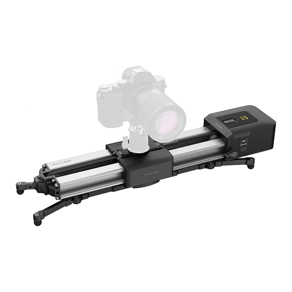 Zeapon Micro 2 Plus Motorized Manual Camera Slider Ultra Silent Motor Camera Video Double Distance parallel Slider Macro Track