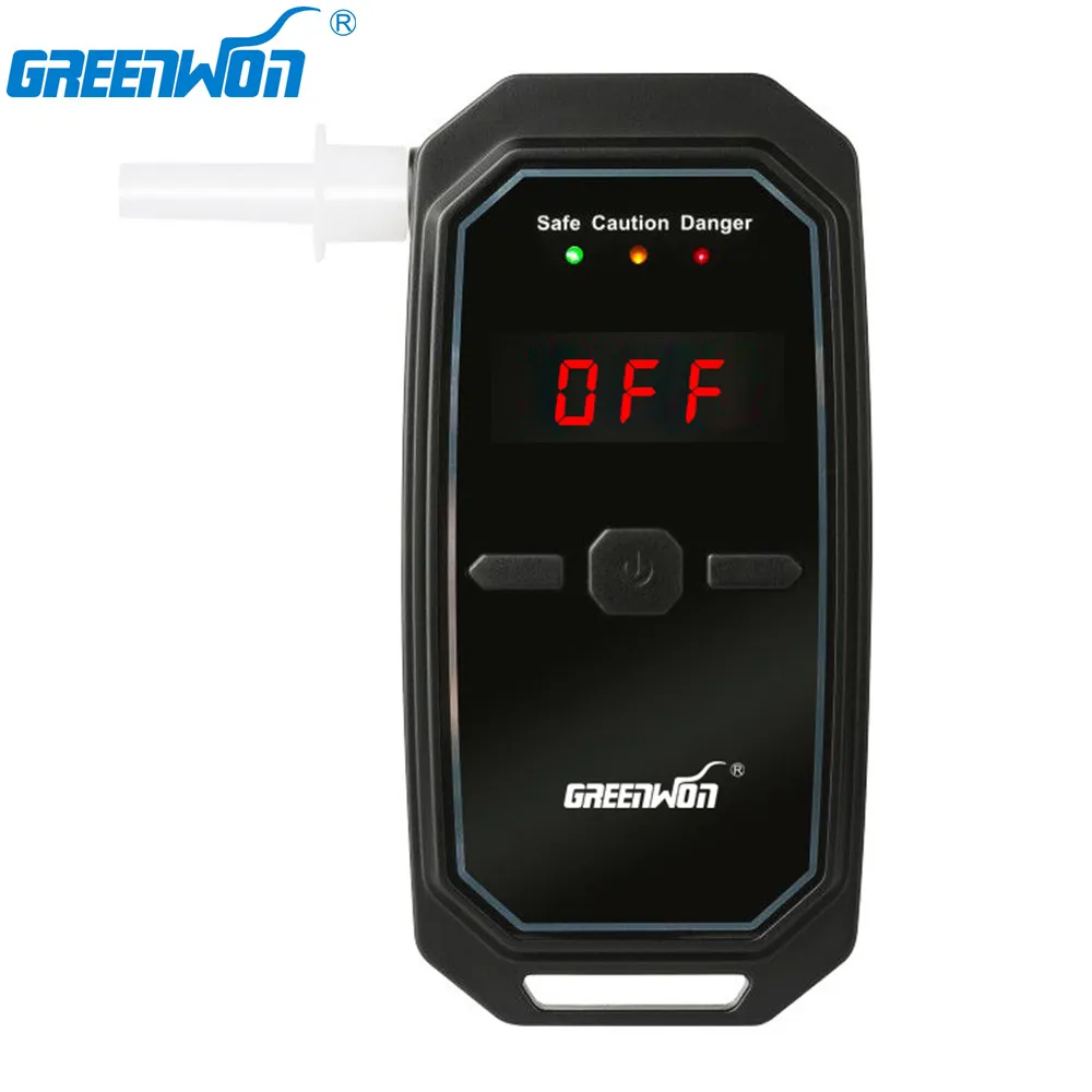 Цифровой алкотестер GREENWON со светодиодным дисплеем и датчиком топливных