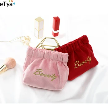 

eTya New Fashion Small Makeup Bag Case Women Beauty Travel Small Cosmetic Bag Travel Make Up Bath Toiletry Wash Bag Pouch