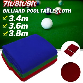 

8 Feet Billiard Table Cloth Fast Billiard Felt with Guide Rail Suitable for Indoor Billiard Table Accessories Green