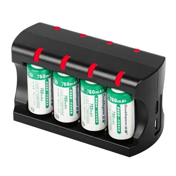 

New 5V 2.1A Rechargeable Lithium Li-ion Battery Charger CR123A Power Supply DC Adapter Black qyh