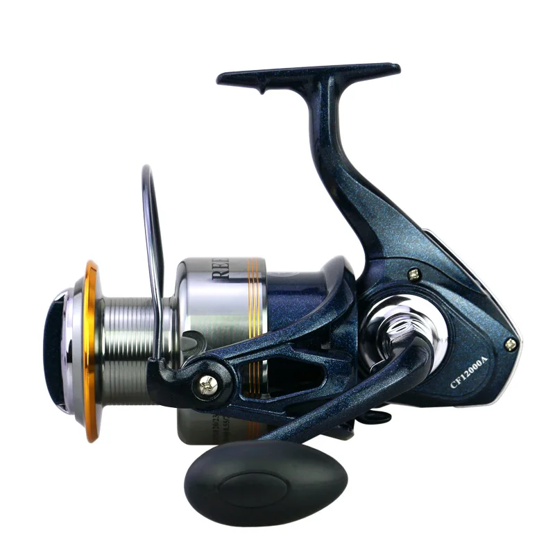  10000s 12000s Fishing Reel All Metal Spool Spinning Reel 8KG Max Drag Line Spool Saltwater Fishing 