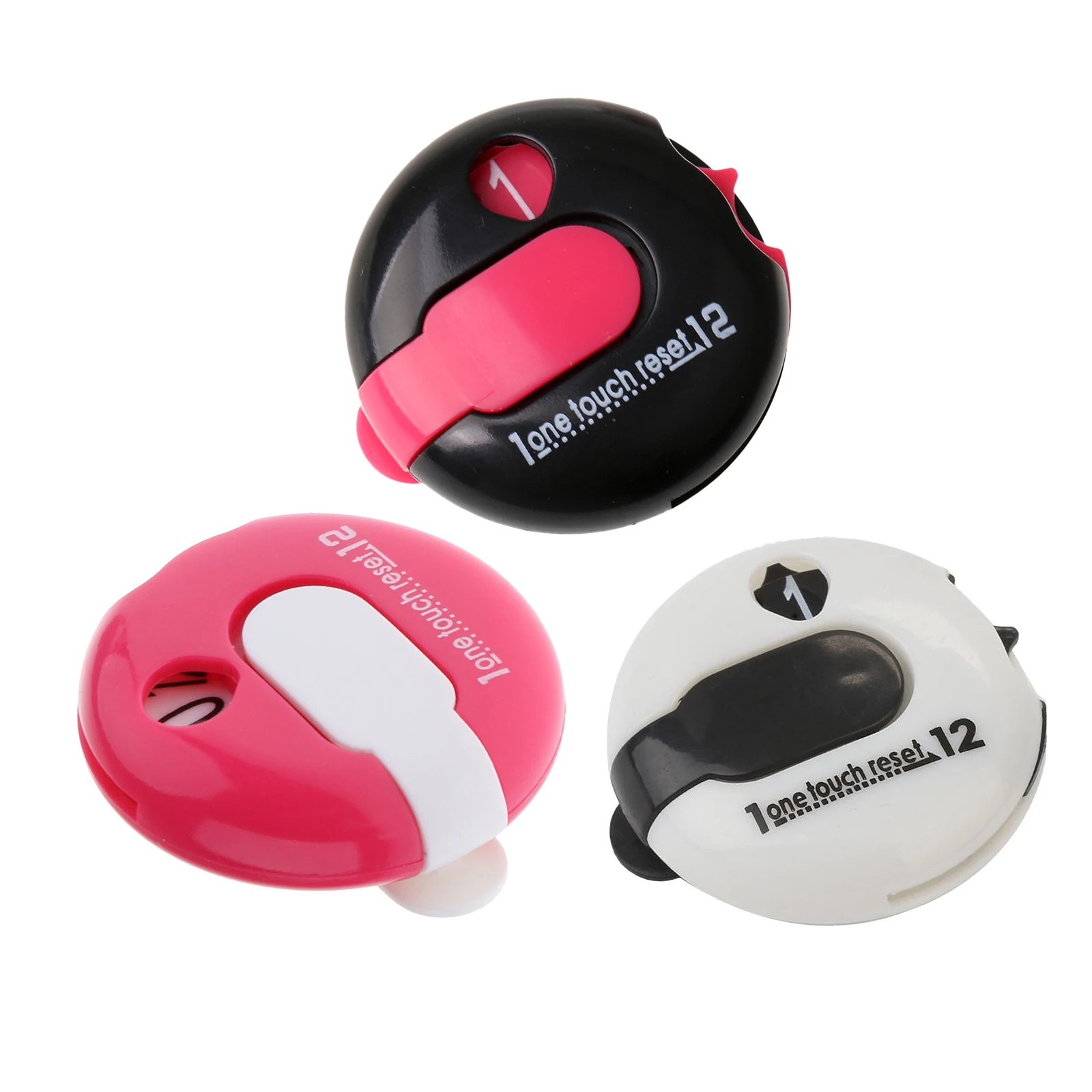 Mini Golf Stroke Counter Clip-on One Touch Reset Scoring Scorekeeper Golfing