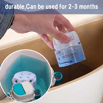 

1 Bottle Toilet Cleaner Magic Automatic Toilet Cleaner Assistant Blue Bubble Cleaning Bathroom WC All-Purpose Cleaner