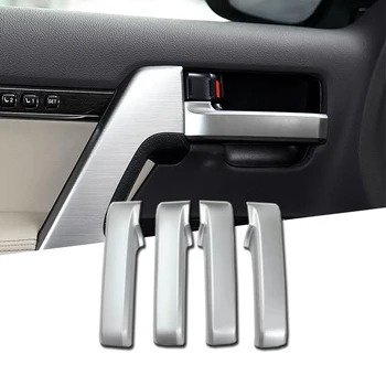 

4 Pcs Chrome Door Inner Handle Cover Trim For Toyota Land Cruiser LC200 200 2016