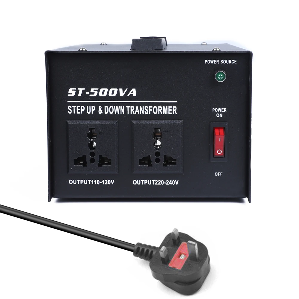 

Hot Intelligent Efficient Step Up Down Power Transformer 500W Home-use 100V-220V Household Electrical Appliance Voltage Converte