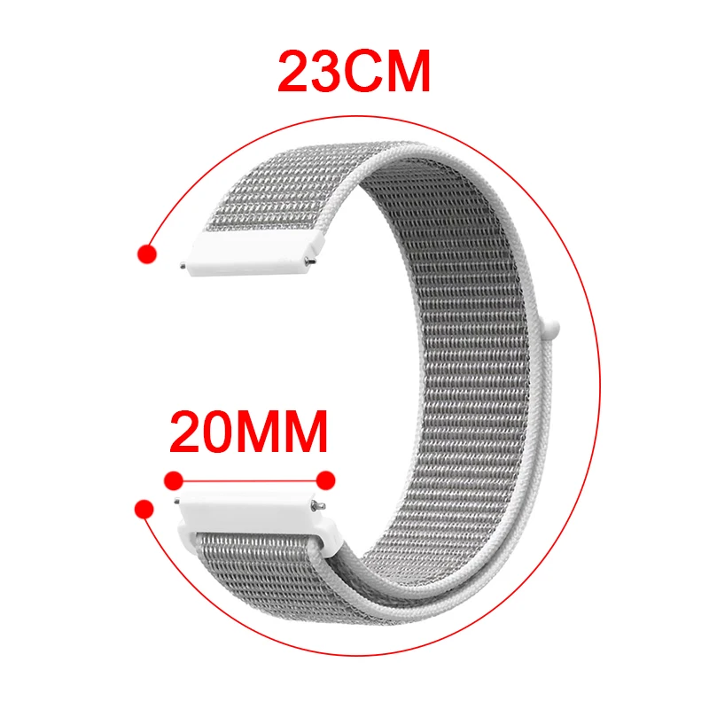 Для Amazfit GTS Мода Холст Волшебная наклейка замена ремешок для Amazfit GTS Смарт часы Холст ремень аксессуары