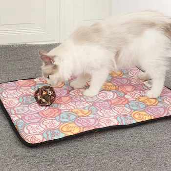 

Pet Cooling Mat 2020 New Cushions for Dogs Doggie Bed Summer Waterproof Reusable Dog Bed Bed Linen for Animals Cat's Bed Cute