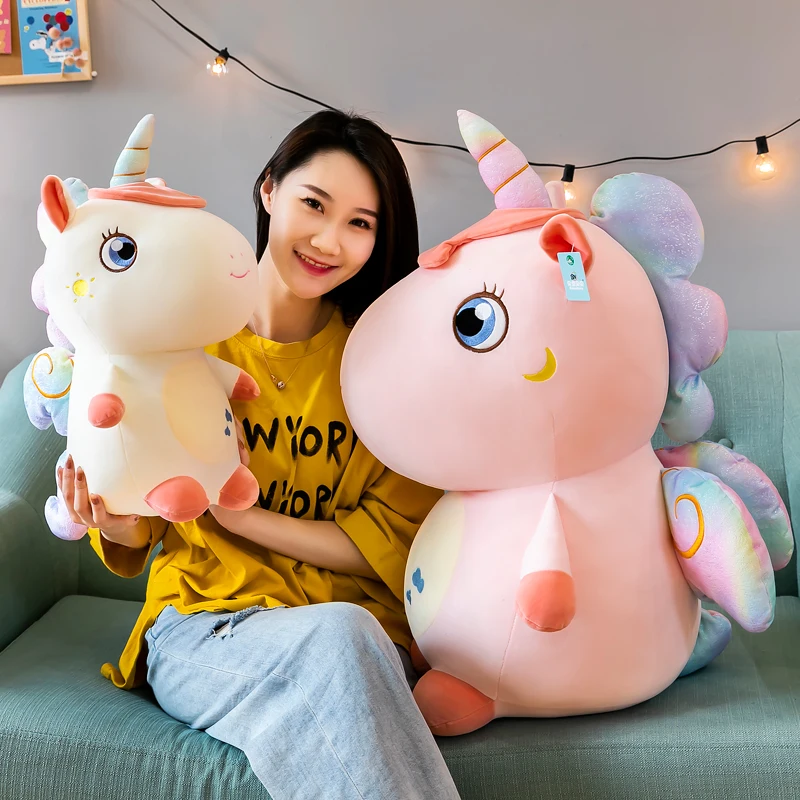 Chubby Giant Unicorn Plush Toy