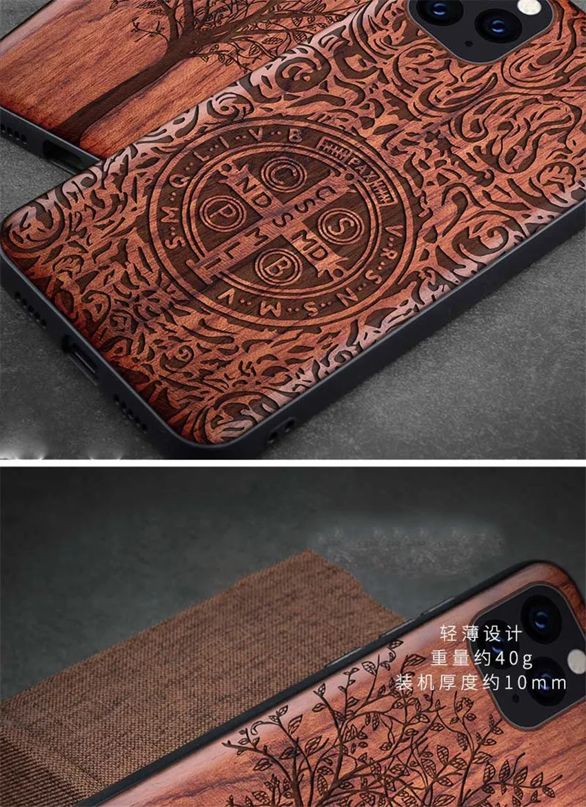 Изготовленный На Заказ резной деревянный чехол для iPhone 11 чехол funda на iPhone 11 Pro iPhone X XR XS Max 6 6s 7 8 Plus деревянный ТПУ защитный чехол