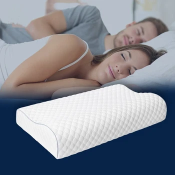 

Bedding Pillow Neck Pain Sleep Neck Protection Memory Foam Slow Rebound Health Care Cervical Pillowcase 60 * 35 * 11CM