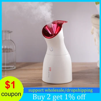 

Desktop Nano Mist Sprayer Facial Steamer Deep Hydration Shrink Fine Pores Ionic Face Steamer Beauty Skin Care Device Machine