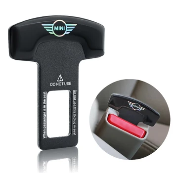 

1/2PCS Safety Belt Buckles Real Trucks Car Safty Belt Alarm Canceler Stopper For Mini Cooper Countryman R56 R50 R53 F56 F55 R60