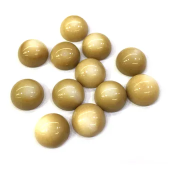 

Hot Sale Natural Stone Coral Round Shape Cabochon Beads for Jewelry Making DIY Stud Earring Accessories Loose Bead 12x12mm