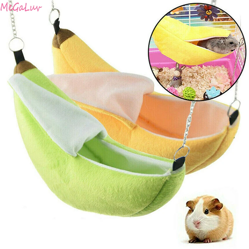 Hammock Rat House Hamster-Accessories Hanging Banana-Shape Warm Nest Tree-Beds Novelty