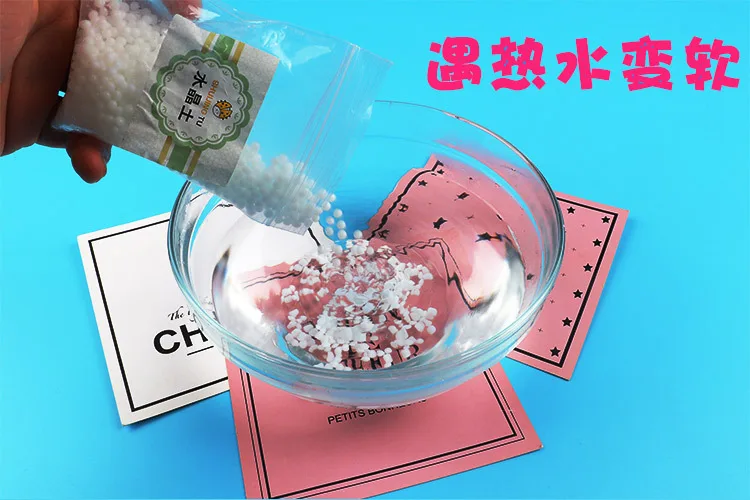 [Настраиваемый] 20 г кристалл почвы жидкое стекло DIY пластмассовый полимерный материал прозрачный Slimes