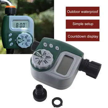 

Gray Economic Automatic Watering Timer Garden Water Timers Garden Irrigation Controller Waterproof Timing Home Sprinkler