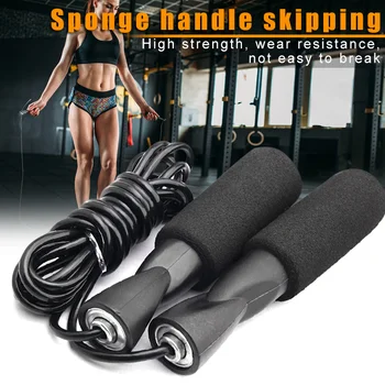 

2019 Skipping Rope with Sponge Handle Jump Rope Cable for Exercise Fitness Training Sports M88
