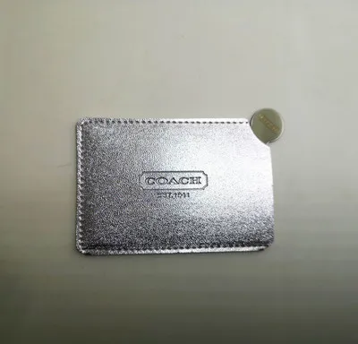 Silver С логотипом бренда на заказ стиль мини зеркало для макияжа, изысканное портативное зеркало для макияжа, элегантность Модный свадебный подарок для женщин - Цвет: Silver
