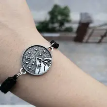 SanLan минималистский Браслет с изображением гор вдохновляющие ювелирные изделия подарки для нее