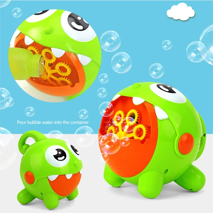 Bubble Machine Dragon автоматический Bubble Maker детская игрушка для ванной подарки игры на открытом воздухе в помещении Лидер продаж