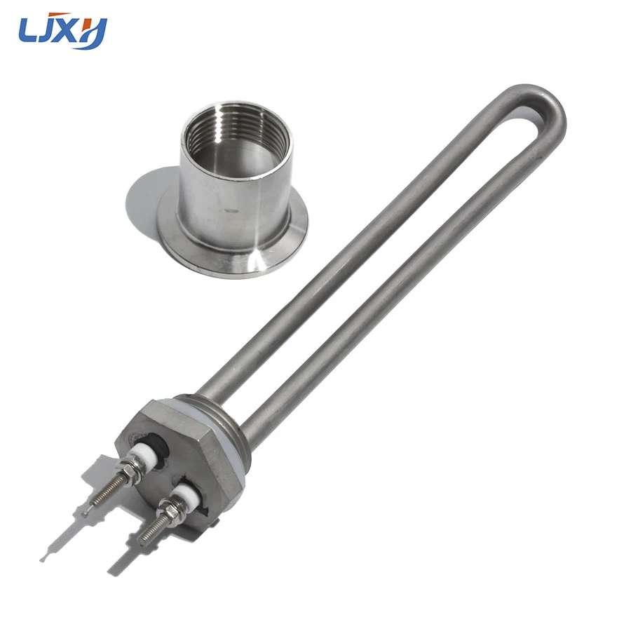 LJXH 1inch DN25 BSP Low Voltage DC 12V/24V/48V Immersion Heating Element for Solar Water Heater 300W/600W 304SUS | Бытовая техника