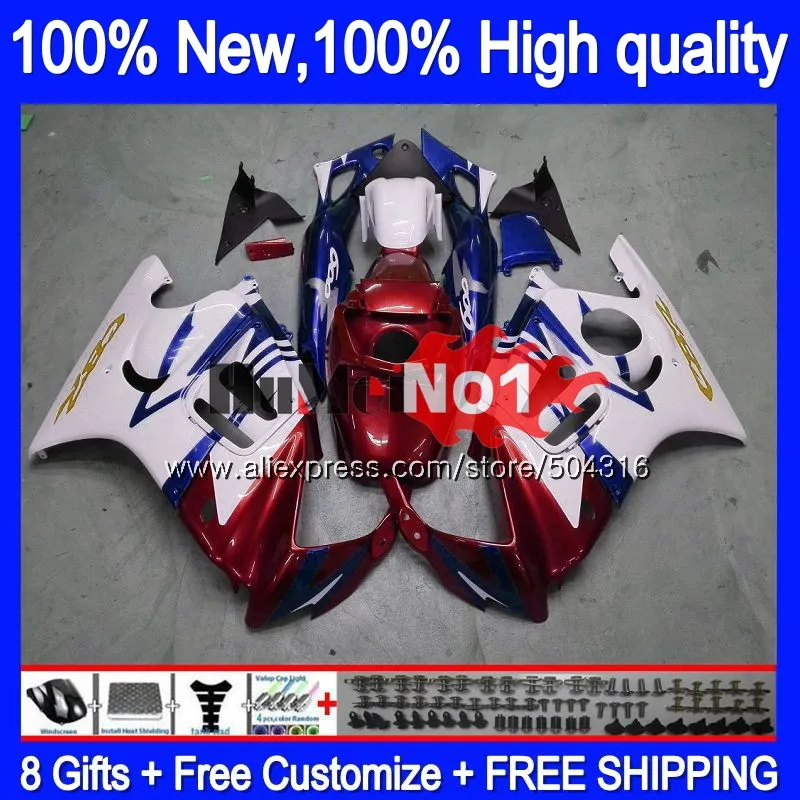 Корпус+ майка для HONDA CBR 600F3 CC CBR600FS 1997 1998 металлический красное вино стекло 3MC. 191 CBR600 F3 FS 600CC 600 F3 97-98 CBR600F3 97 98 обтекатели