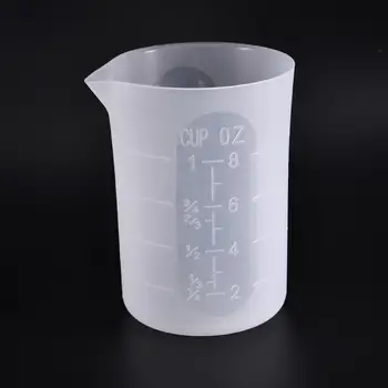 

250ml Disposable Silicone Measuring Cup DIY Handmade Jewelry Tool For Resin Epoxy UV Jewelry Making