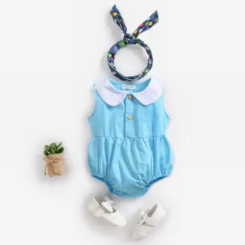 

Summer Baby Girl Rompers Outfits Clothes Summer Cotton Baby Clothes Cute Soft High Quality Short Climb Triangle Jumpsuit Baby