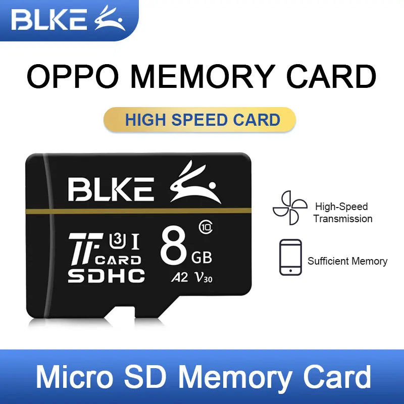 memory cards Blke oppo memory card for A5 A8 a91 R9 R7S r11s a7x r15x K1 A7 r15s a5s ax5s A79 a77 micro sd high speed card tf card T-Flash best memory card for mobile Memory Cards