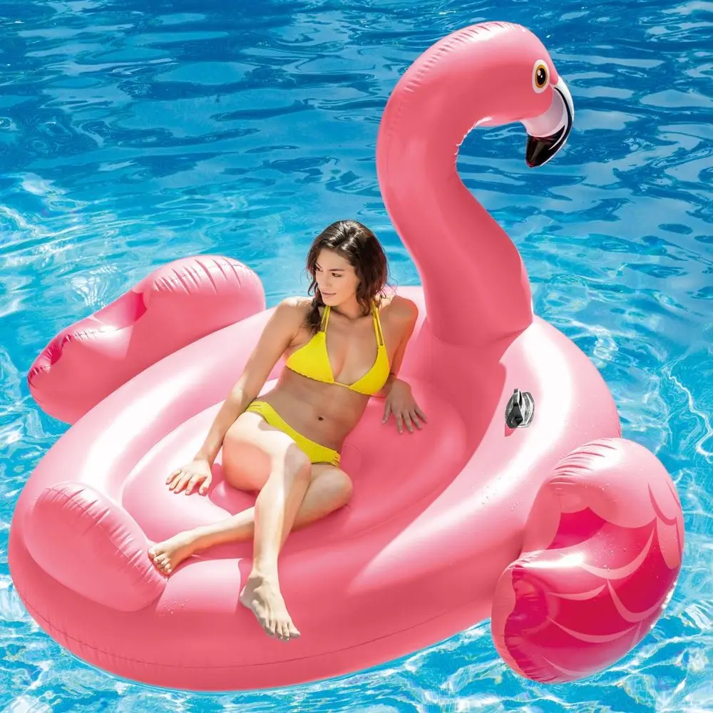 

EGOES 56288 218CM Giant Inflatable Flamingo Pool Float Toy Inflatable
