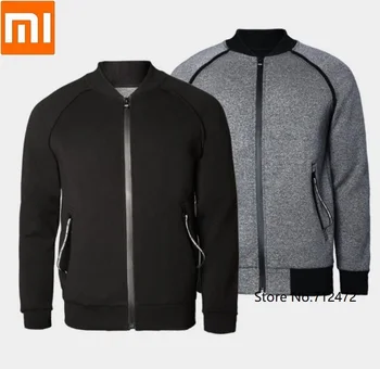 

Youpin Men baseball jacket Light comfortable long-staple cotton Men's collar pilot jacket Casual Running fitness sweatshirt