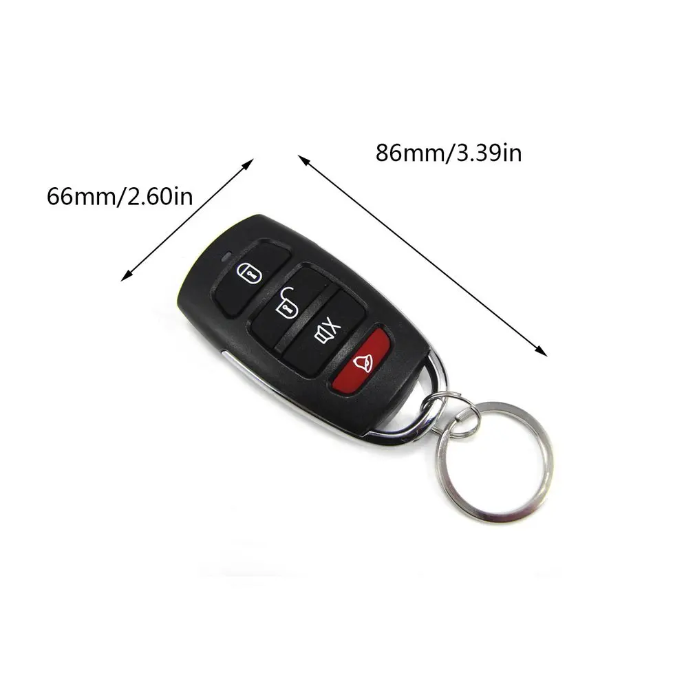 New Vehicle Keyless Entry System Universal 12V Car Remote Central Kit Anti-theft Door Lock With Remote Controllers Hot