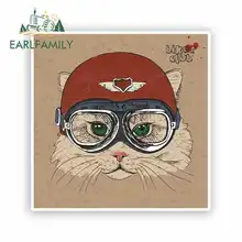 EARLFAMILY 13cm x 13cm for Biker Club Cool Funny Car Stickers RV VAN 3D DIY Fine Decal Vinyl JDM Bumper Trunk Truck Graphics