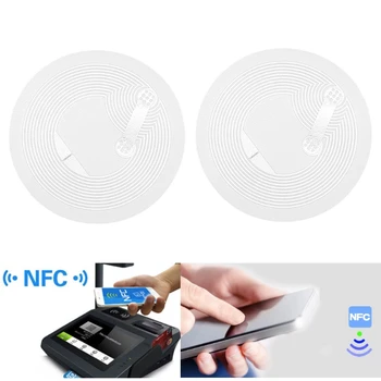 

10 Pcs NTAG215 NFC TAG Sticker Key Patrol Label RFID Tag For Access Control Card