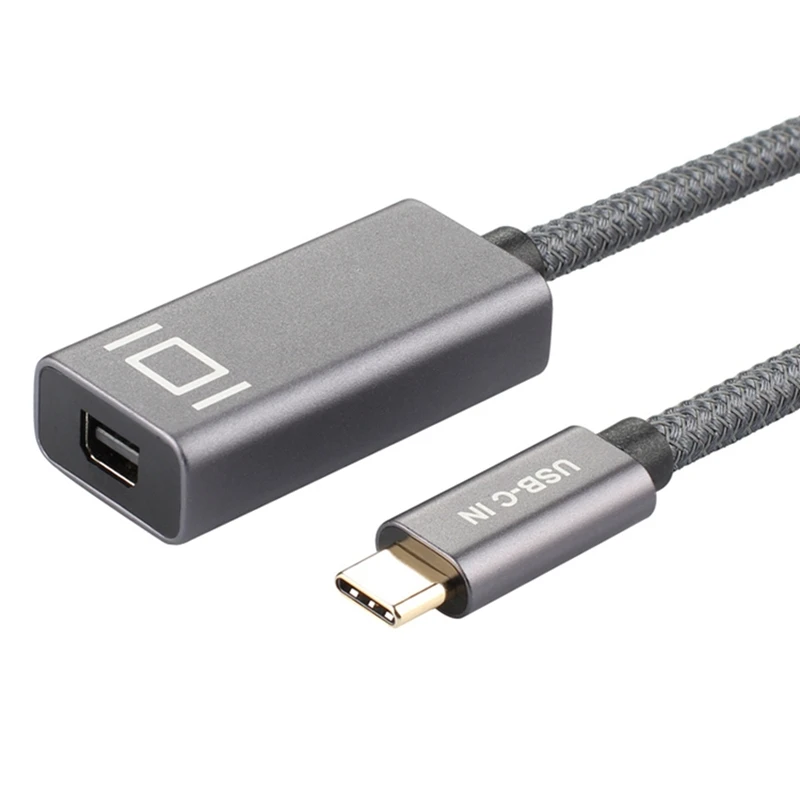 USB C для Mini display port(4K@ 60Hz), Thunderbolt 3 для отображения порта кабель Поддержка 4K Совместимость с MacBook Pro //Pro и