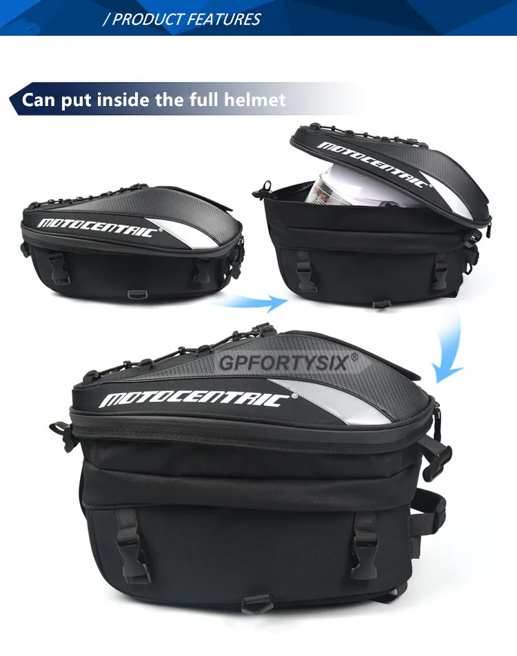Дорожная мотоциклетная сумка для сиденья, сумка для хвоста-рюкзак для мотоцикла двойного назначения, водонепроницаемая багажная сумка из искусственной кожи, сумка для мотоциклетного шлема, сумка для хранения
