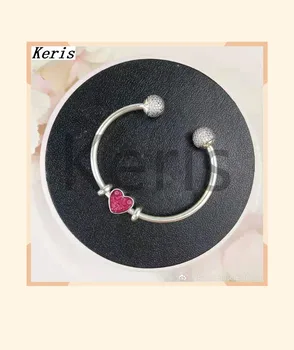 

Keris Store High Quality 1:1 100%925 Silver New Charm Bead Opening String Bracelet Free Delivery