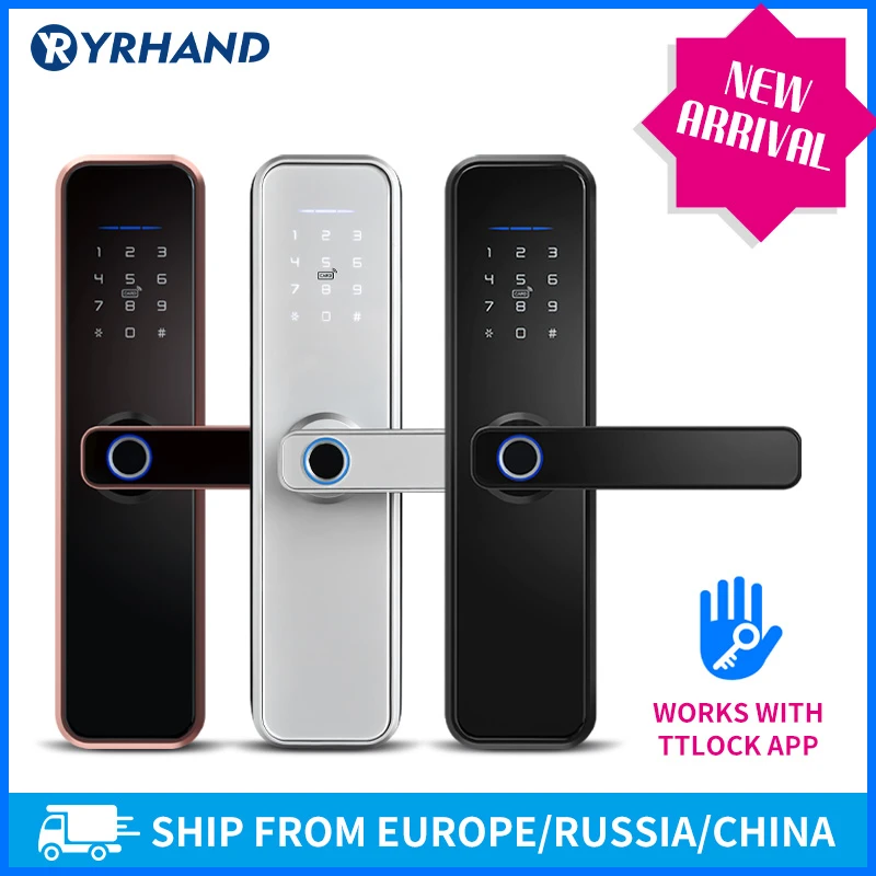 Ttlock App Wifi Smart Fingerprint Door Lock Smart Bluetooth Digital App ...