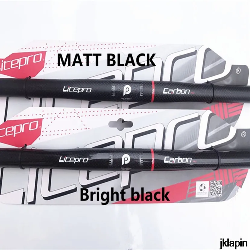 Складной велосипедный руль Litepro BMX цельный из углеродного волокна LP углеродный Pro
