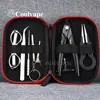 COOLVAPE RDA DIY Tool Bag Tweezers Pliers Wire Heaters Kit Coil Jig Winding For Packing Electronic Cigarette Accessories ► Photo 1/6