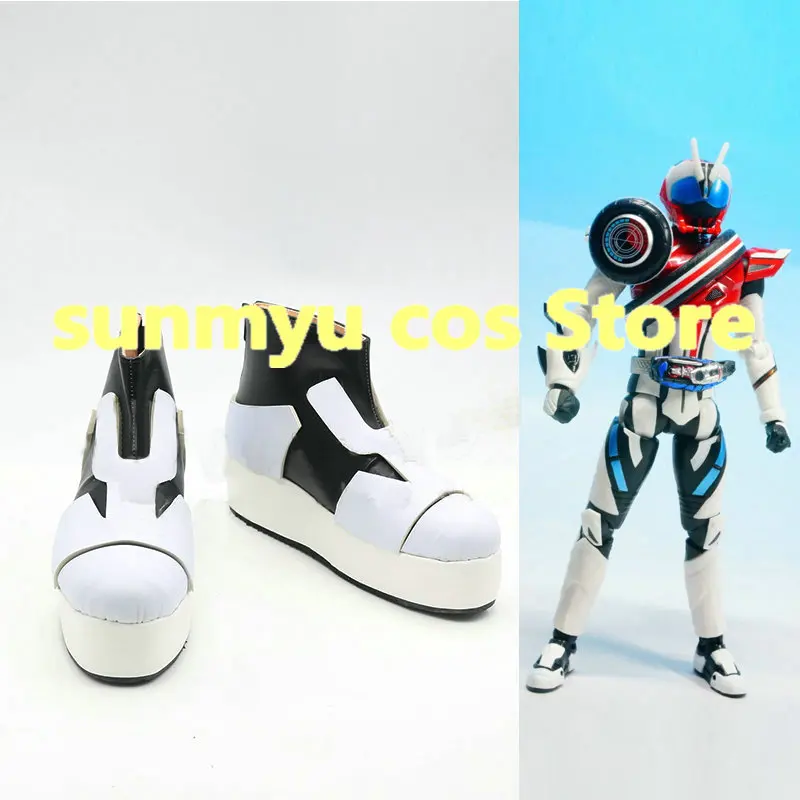 

Маскарадные ботинки Kamen Rider, обувь для косплея, размер на заказ, Хэллоуин