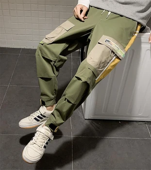 

Men Sport Pants Joggers running Pants Trainin New Male Multi-pocket Trousers joggers Training Leisure Pants Sportswear