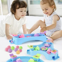 Голодная лягушка, поедающие игрушки-бобы, детская многопользовательская интерактивная игра, игрушка для семьи, конкурентная игрушка для снятия стресса, обучающая игрушка