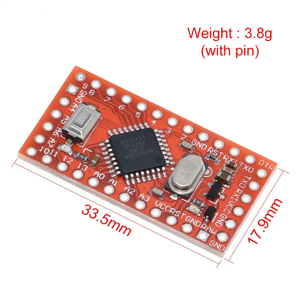 Pro mini Atmega328P Mini 328 ATMEGA328 3 В 8 МГц 5 16 Ch340g CP2102 FT232RL драйвер для Arduino совместимый с