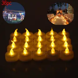 Реалистичные и яркие батареи мигающие беспламенные чайные ОГНИ со свечами, включая батареи, свадебная Свеча для праздника