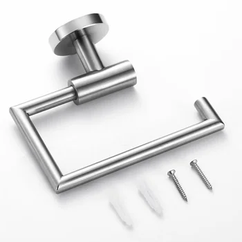

1*Tissue Holder Rack Modern Toilet Paper Roll Holder Stainless Steel • Wall Mounted • WC Bathroom Practical