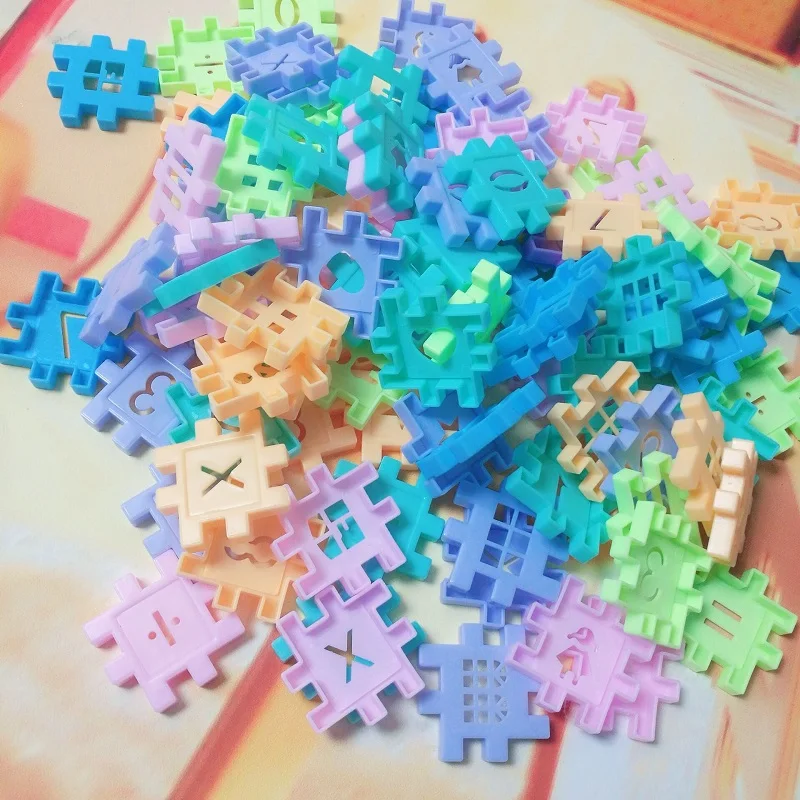 50pcs Kids Building Blocks Children Puzzle Assemble Building Blocks Early Educational Toys Creative DIY Toys