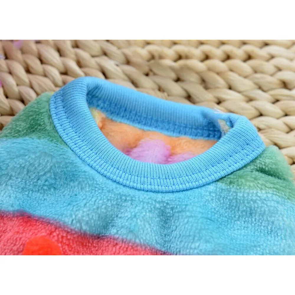 S/M/L теплое вязаное пальто для домашних животных, кошек, собак, щенков, одежда ярких цветов, жилет, куртка, костюм Ubranka Dla Psa, чихуахуа, Mascotas